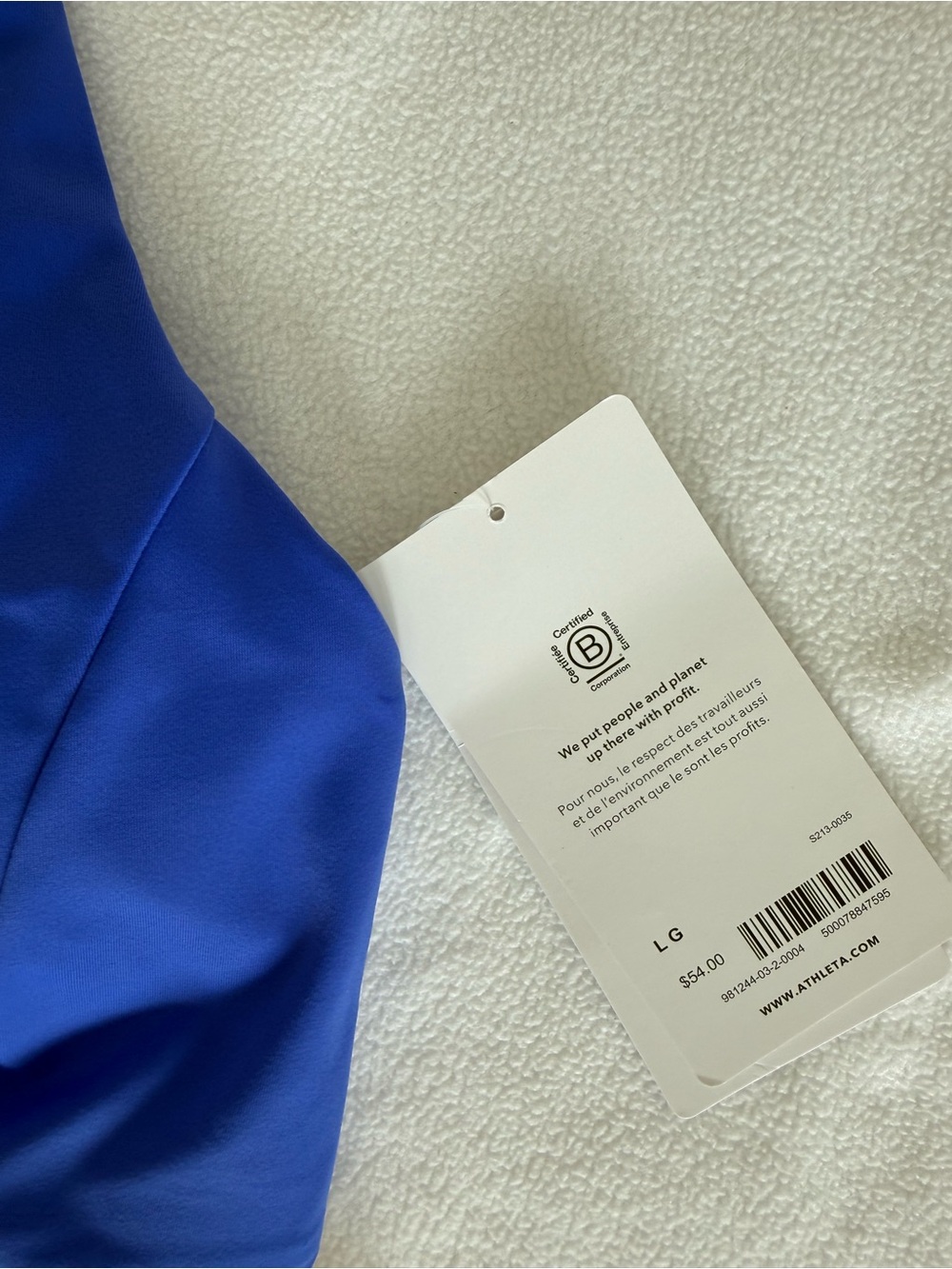 Athleta Malibu Bathing suit set w/Boy short striped bottom - Picture 10 of 10